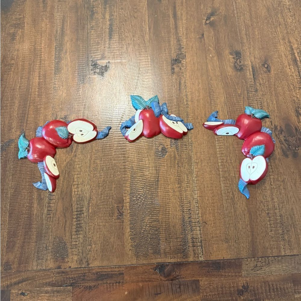 Decorative Red Apple Wall Accents